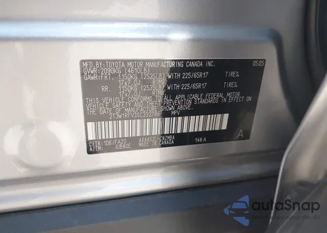 2025 Toyota Rav4 Xle из США, поврежденный, VIN 2T3W1RFV3SC332786